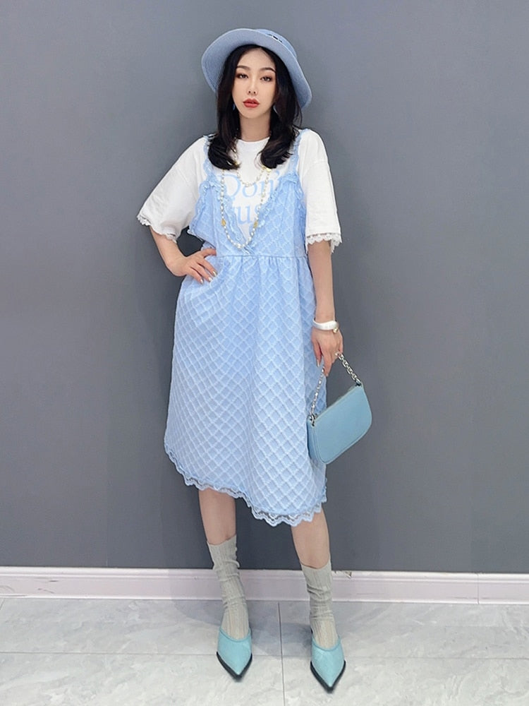 Luxe Baby Doll T-Shirt & Dress 2-Piece Set