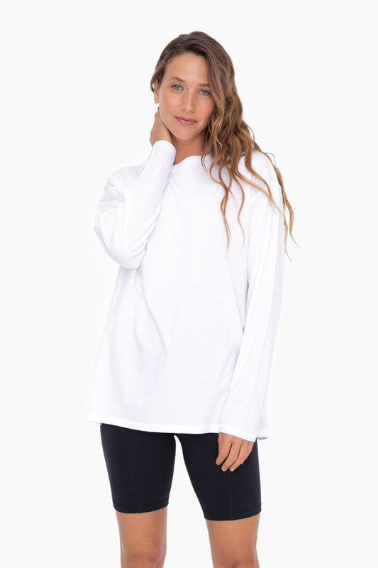 Organic Cotton Long Sleeve Crewneck